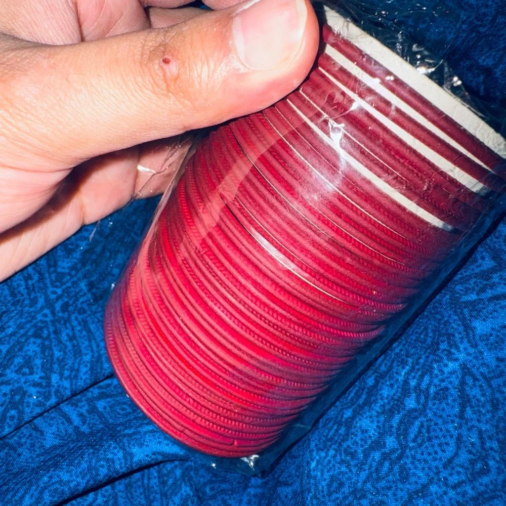 Red Bangles Set - Picture 1 of 3